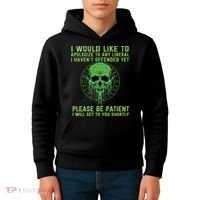Funny Conservative Anti Woke Politically Incorrect Kids Hoodie thumb 4