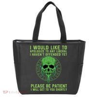 Funny Conservative Anti Woke Politically Incorrect Tote Bag thumb 0