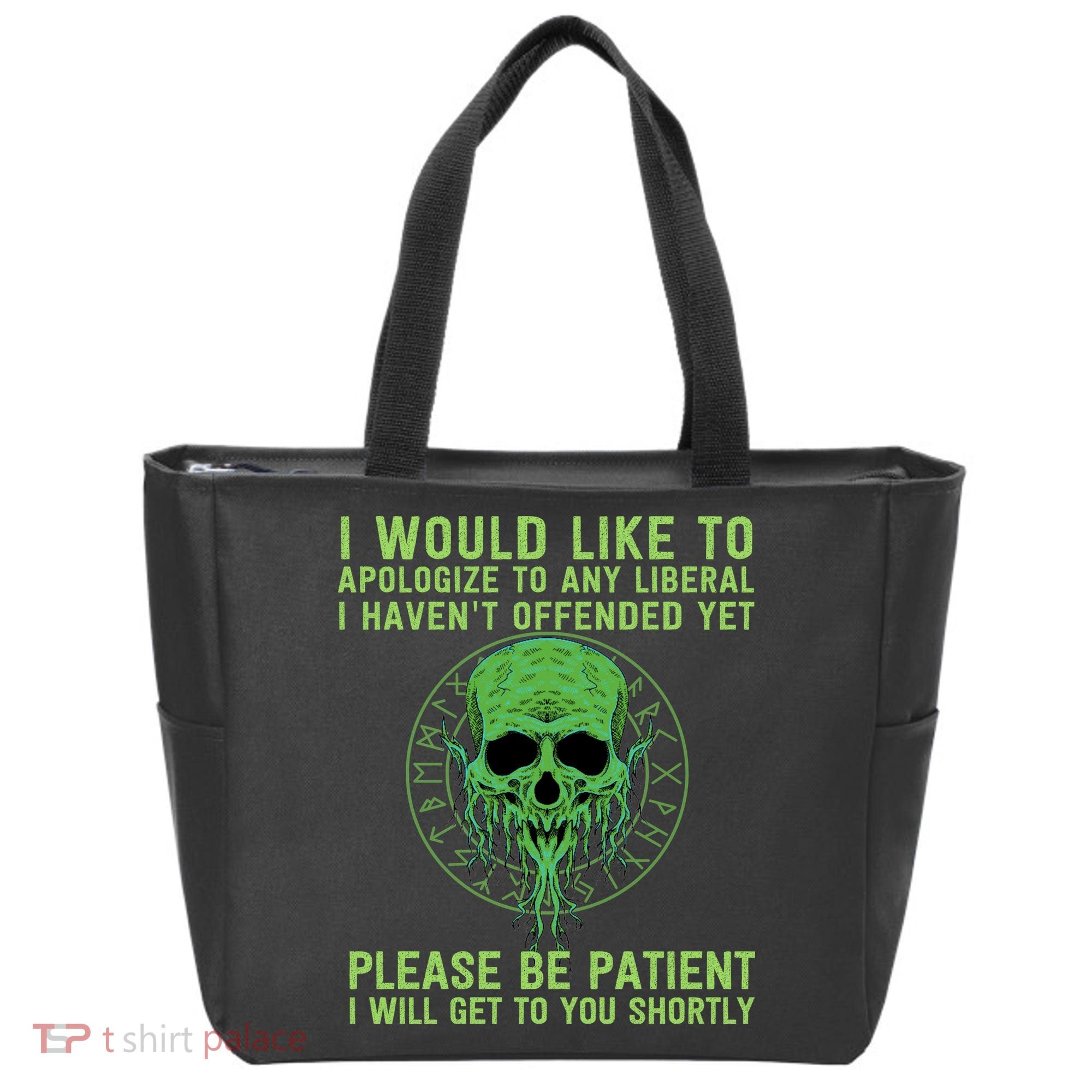 Funny Conservative Anti Woke Politically Incorrect Tote Bag