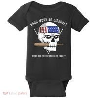 Funny Conservative Anti Liberal Anti Woke Baby Bodysuit thumb 0