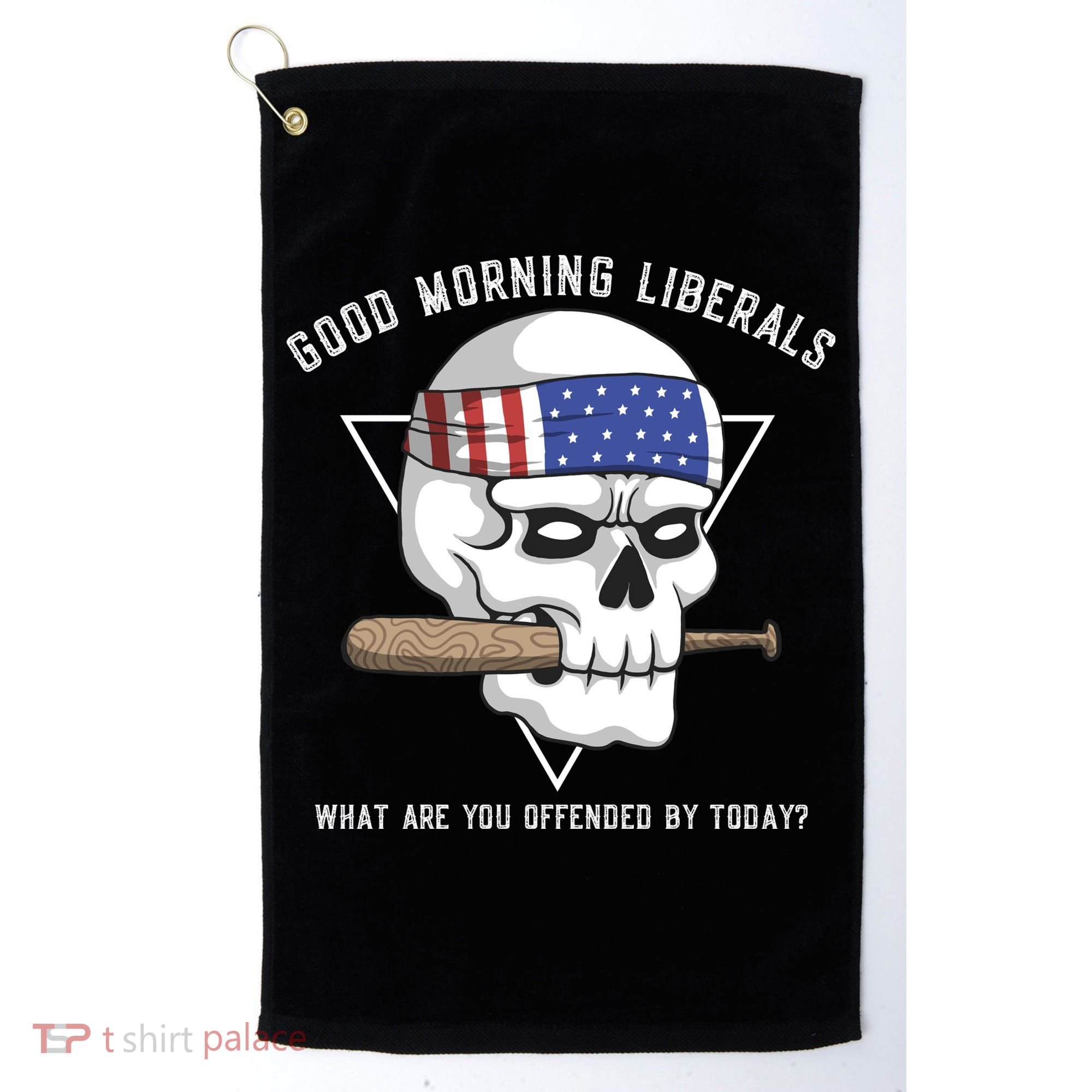 Funny Conservative Anti Liberal Anti Woke Golf Towel