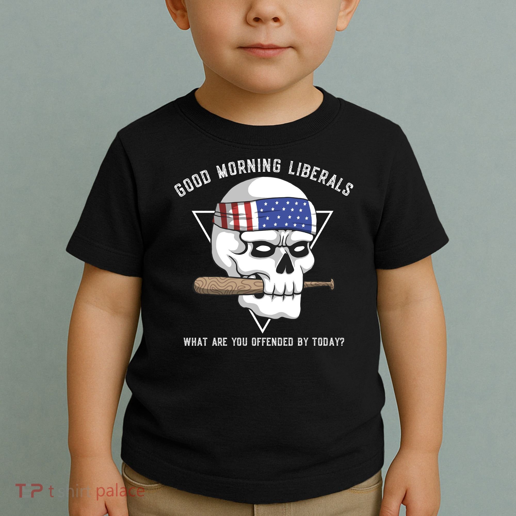 Funny Conservative Anti Liberal Anti Woke Toddler T-Shirt