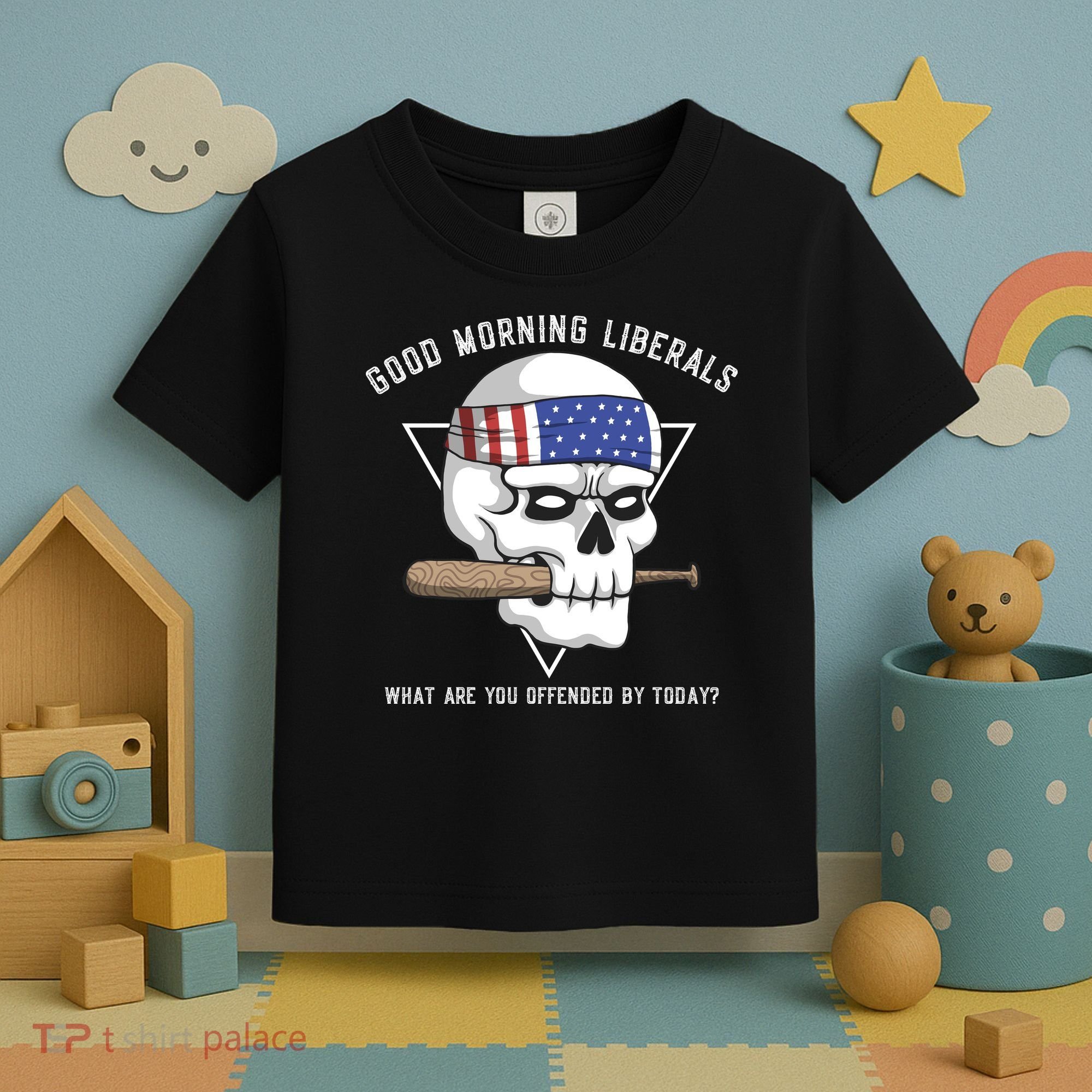 Funny Conservative Anti Liberal Anti Woke Toddler T-Shirt