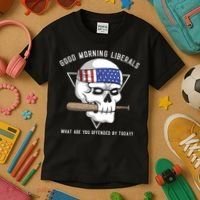 Funny Conservative Anti Liberal Anti Woke Kids T-Shirt thumb 3