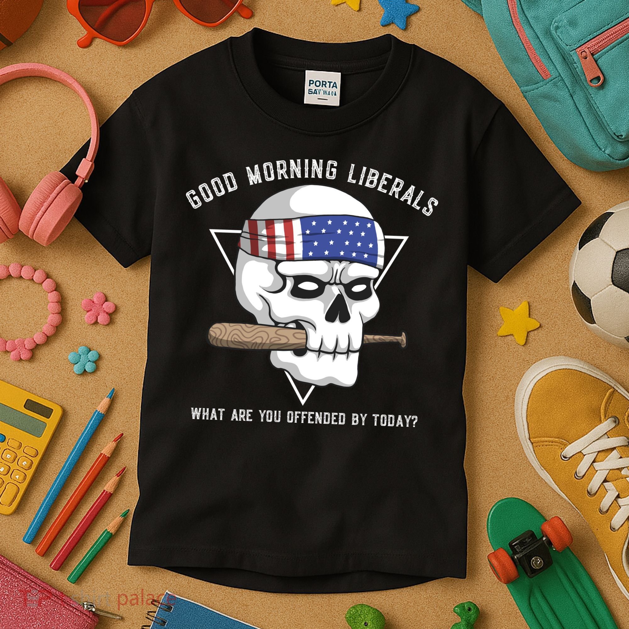 Funny Conservative Anti Liberal Anti Woke Kids T-Shirt
