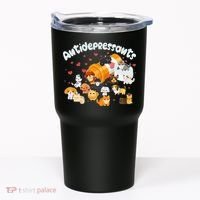 Funny Cute Antidepressants Pets Puppies And Kittens Tumbler thumb 0
