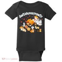 Funny Cute Antidepressants Pets Puppies And Kittens Baby Bodysuit thumb 0