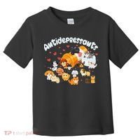 Funny Cute Antidepressants Pets Puppies And Kittens Toddler T-Shirt thumb 0