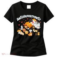 Funny Cute Antidepressants Pets Puppies And Kittens Women's T-Shirt thumb 0