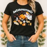 Funny Cute Antidepressants Pets Puppies And Kittens Women's T-Shirt thumb 2