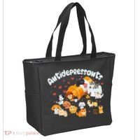 Funny Cute Antidepressants Pets Puppies And Kittens Tote Bag thumb 2