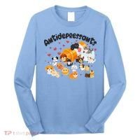 Funny Cute Antidepressants Pets Puppies And Kittens Long Sleeve Shirt thumb 0