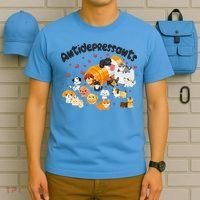 Funny Cute Antidepressants Pets Puppies And Kittens T-Shirt thumb 5