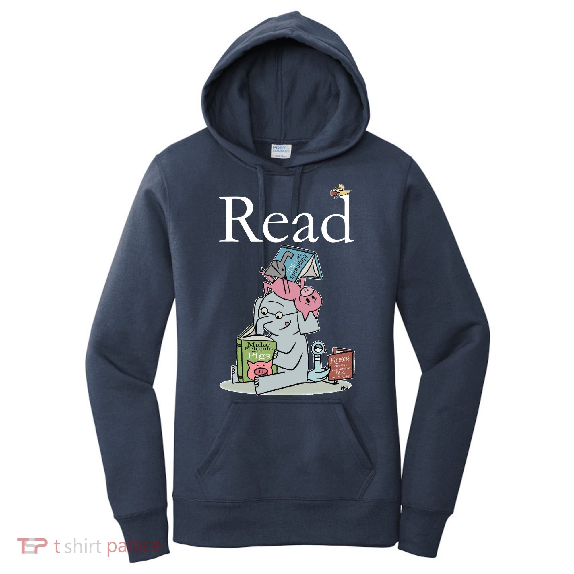 Funny Cute Animals Read Book Fan Women's Hoodie