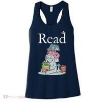 Funny Cute Animals Read Book Fan Women's Tank Top thumb 0