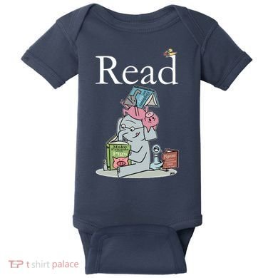 Funny Cute Animals Read Book Fan Baby Bodysuit