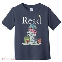 Funny Cute Animals Read Book Fan Toddler T-Shirt thumb 0