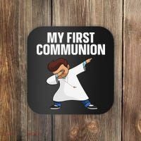 First Communion Art For 1st Holy Communion Coaster thumb 0