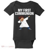 First Communion Art For 1st Holy Communion Baby Bodysuit thumb 0