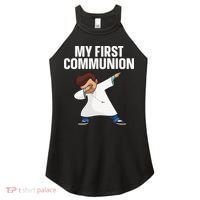 First Communion Art For 1st Holy Communion Women's Perfect Tri Rocker Tank thumb 0