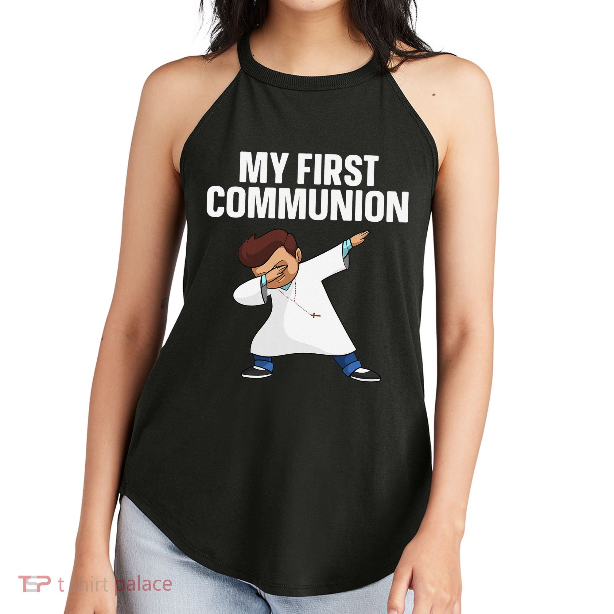 First Communion Art For 1st Holy Communion Women's Perfect Tri Rocker Tank