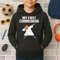 First Communion Art For 1st Holy Communion Kids Hoodie thumb 2