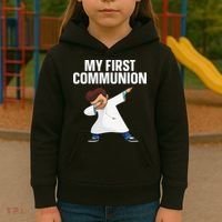 First Communion Art For 1st Holy Communion Kids Hoodie thumb 3