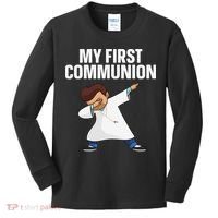 First Communion Art For 1st Holy Communion Kids Long Sleeve Shirt thumb 0