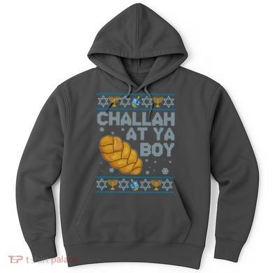 Funny Challah At Ya Boy Ugly Hanukkah Sweater Hoodie