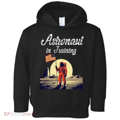 Funny Cosmic Astronaut in Training for Space Missions Toddler Hoodie