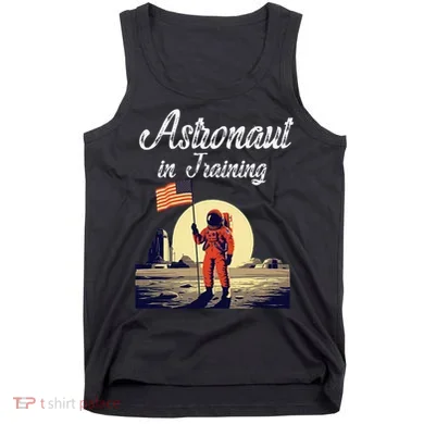Funny Cosmic Astronaut in Training for Space Missions Tank Top