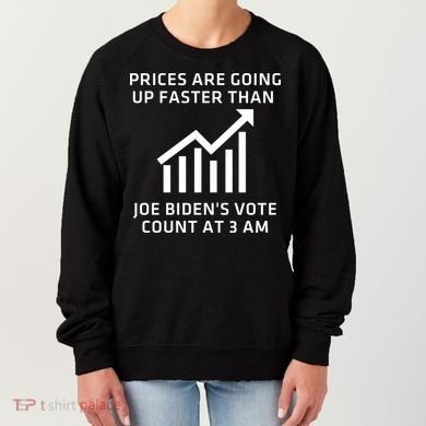 Funny Conservative Anti Joe Biden Inflation Women's Sweatshirt