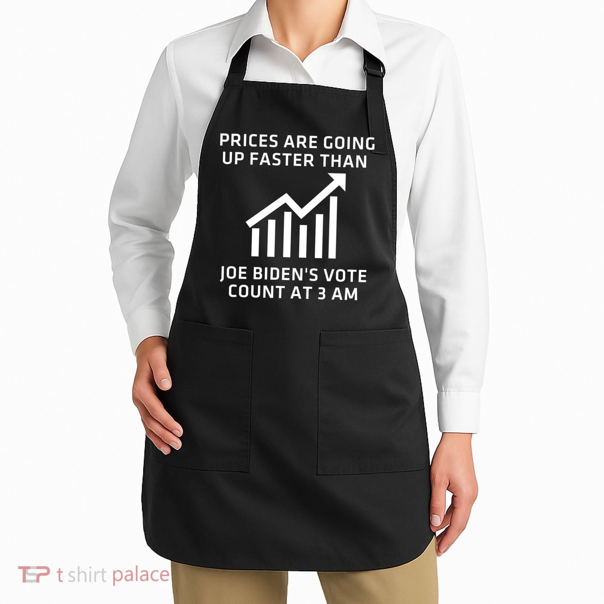 Funny Conservative Anti Joe Biden Inflation Apron