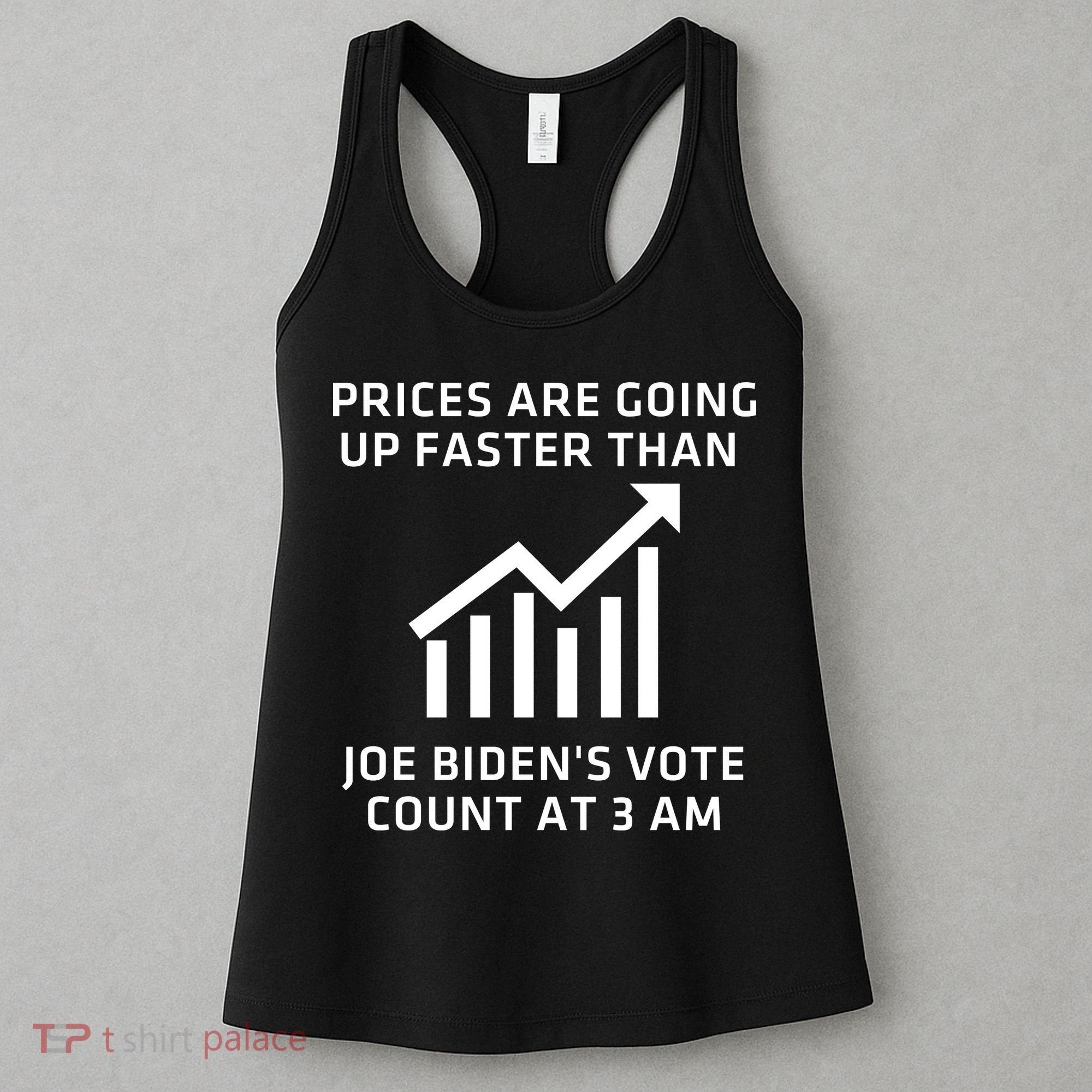 Funny Conservative Anti Joe Biden Inflation Women's Tank Top