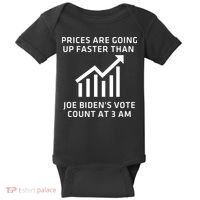 Funny Conservative Anti Joe Biden Inflation Baby Bodysuit thumb 0