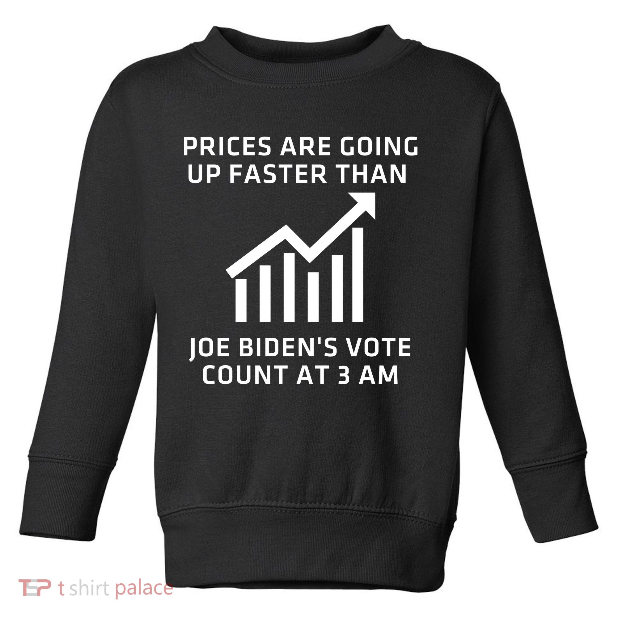 Funny Conservative Anti Joe Biden Inflation Toddler Sweatshirt