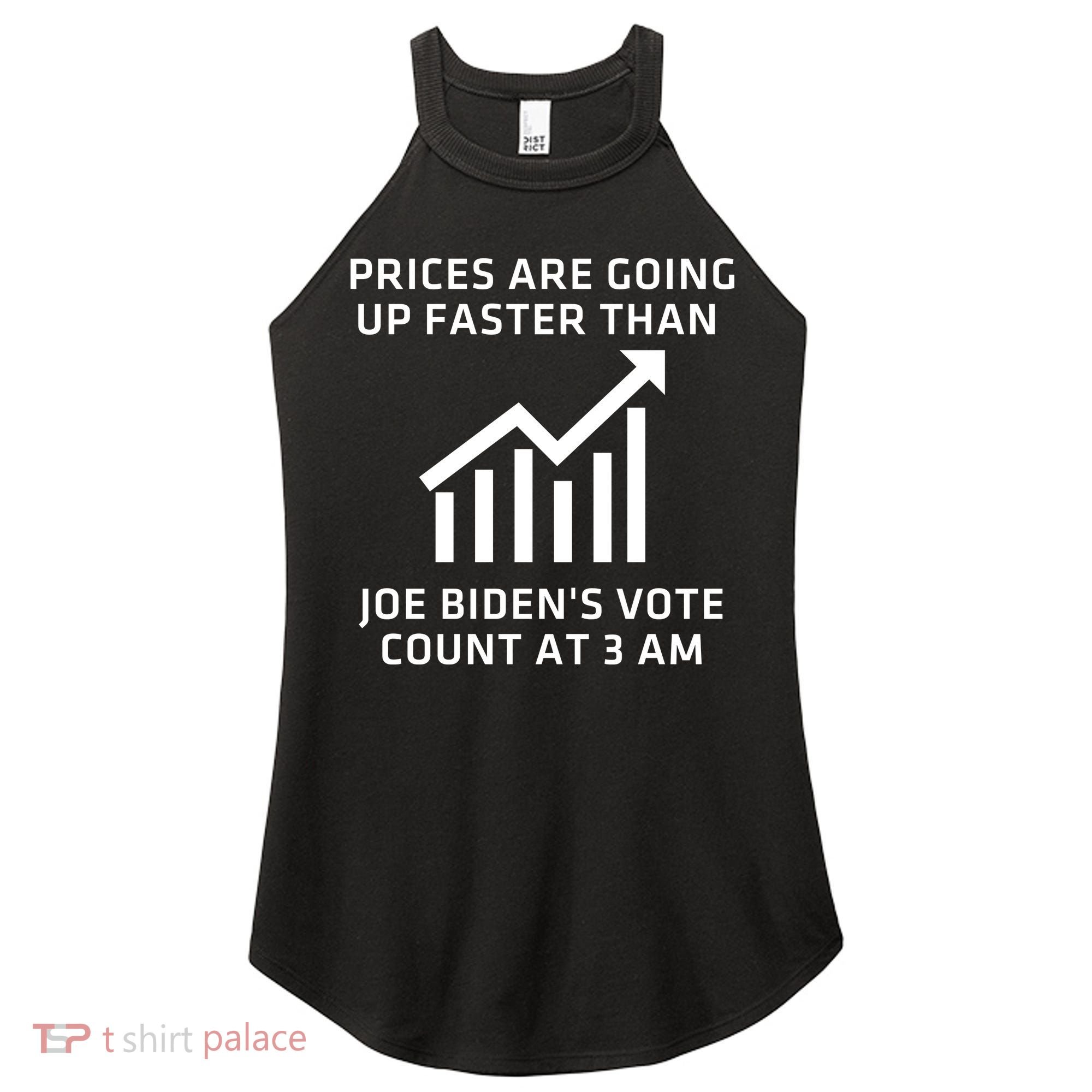 Funny Conservative Anti Joe Biden Inflation Women's Perfect Tri Rocker Tank