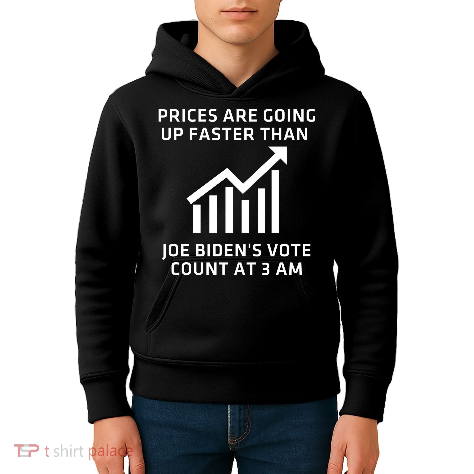 Funny Conservative Anti Joe Biden Inflation Kids Hoodie