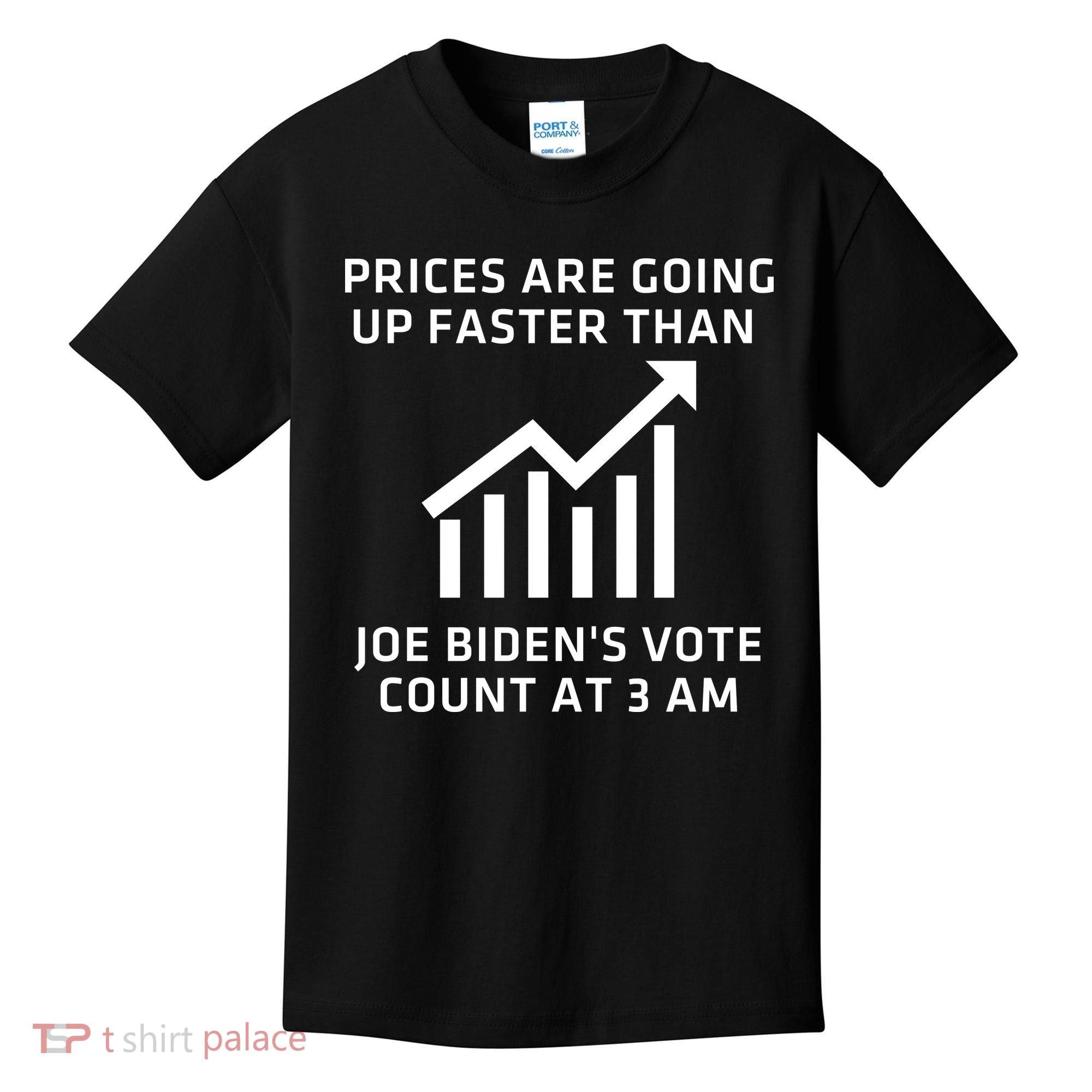 Funny Conservative Anti Joe Biden Inflation Kids T-Shirt