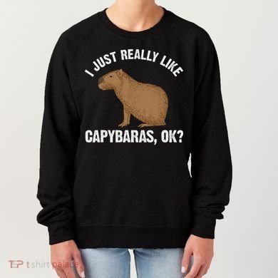 Funny Capybara Art For Rodent Capybara Lover Women's Sweatshirt