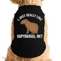 Funny Capybara Art For Rodent Capybara Lover Doggie Tank thumb 0