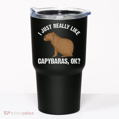 Funny Capybara Art For Rodent Capybara Lover Tumbler