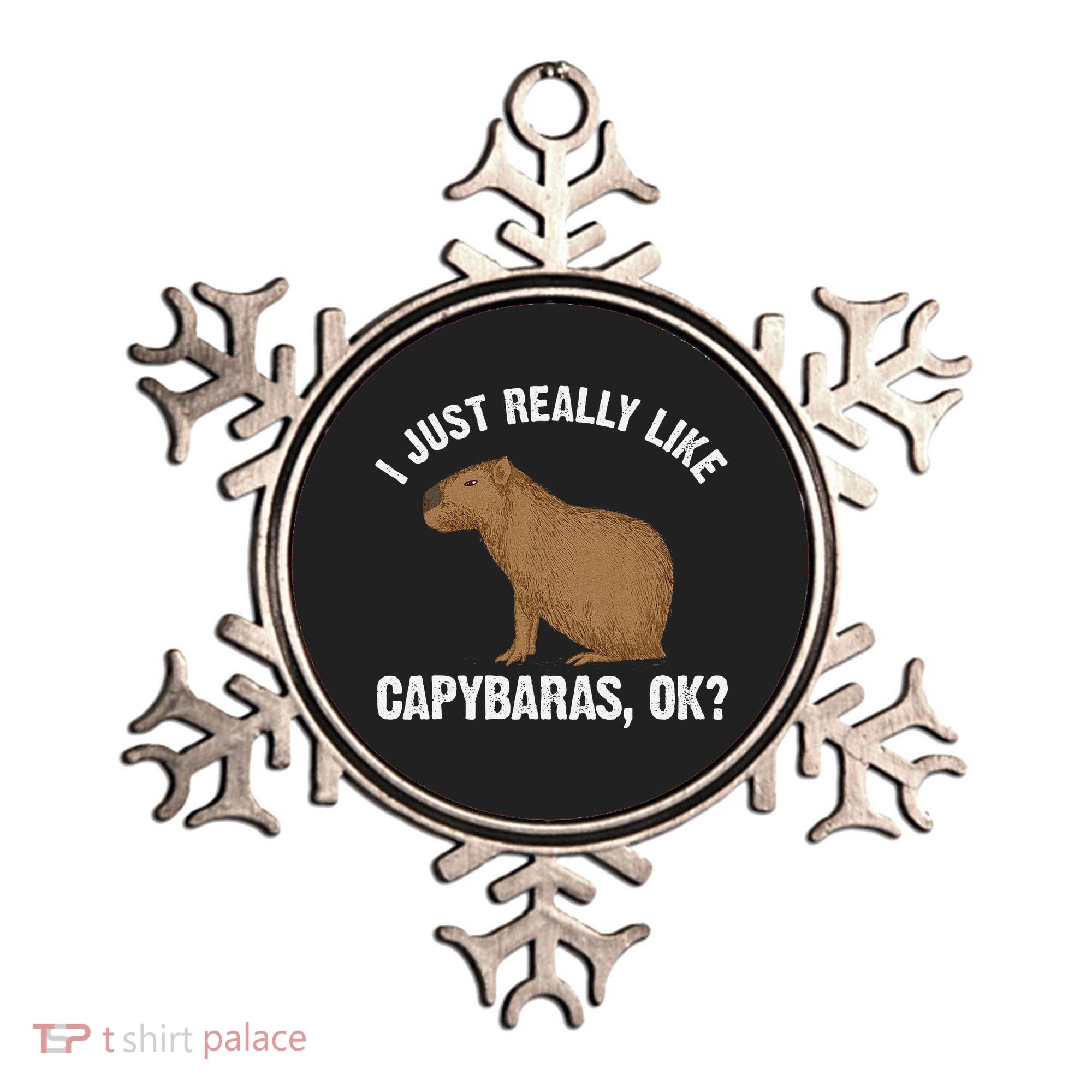 Funny Capybara Art For Rodent Capybara Lover Ornament