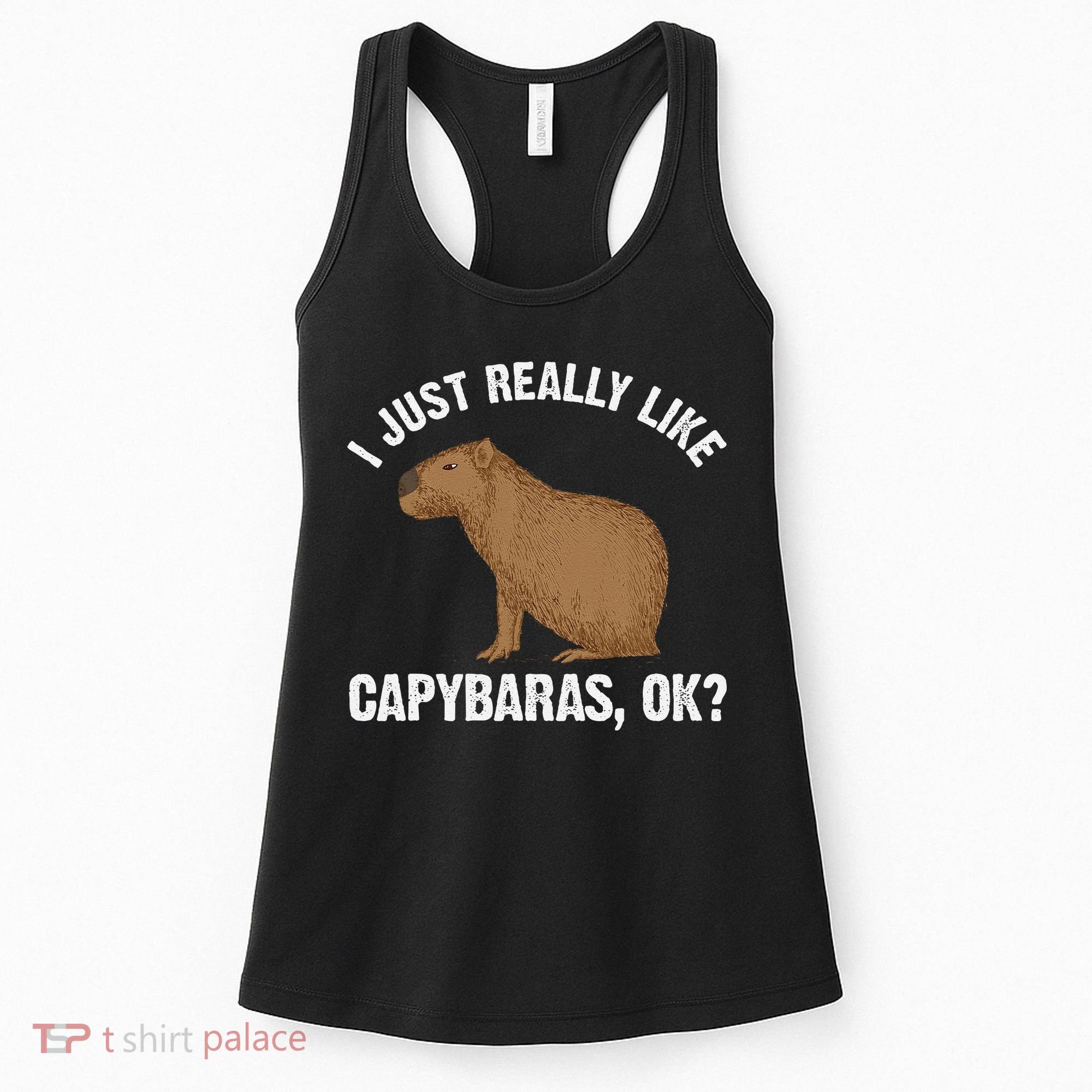 Funny Capybara Art For Rodent Capybara Lover Women's Tank Top