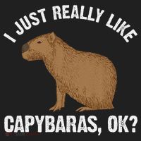 Funny Capybara Art For Rodent Capybara Lover Hat thumb 2