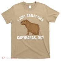 Funny Capybara Art For Rodent Capybara Lover T-Shirt thumb 0