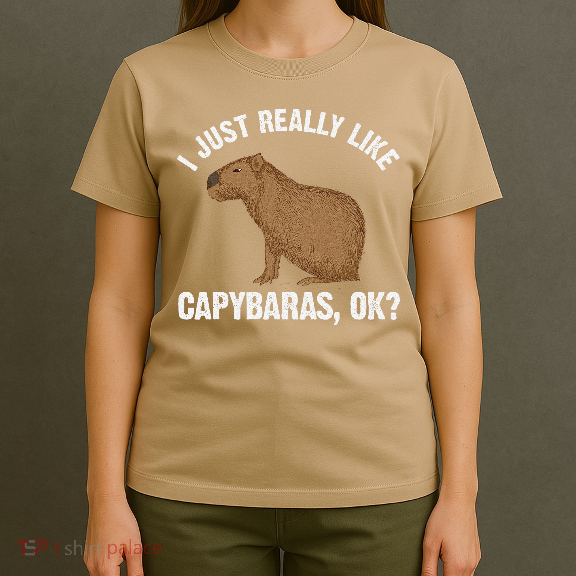 Funny Capybara Art For Rodent Capybara Lover T-Shirt