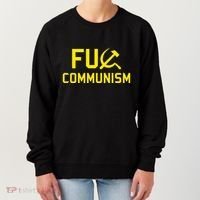 Fu Communism Anti Communist Protest Women's Sweatshirt thumb 0