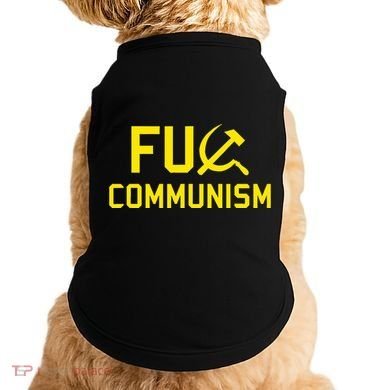 Fu Communism Anti Communist Protest Doggie Tank
