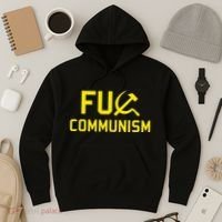 Fu Communism Anti Communist Protest Hoodie thumb 3